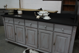 Dressoir grijs vintage, landelijk en industrieel