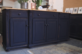 Dressoir zwart vintage industrieel black