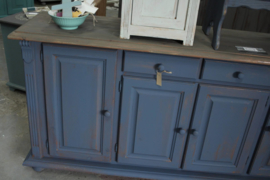 Dressoir vintage brocante blue