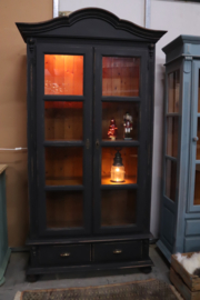 Vitrinekast *cottage* vintage landelijk