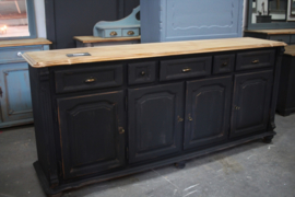 Klassieke industriële kast black