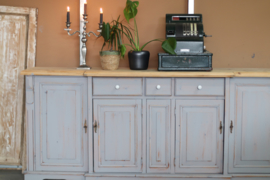 Dressoir vintage botanisch grijs