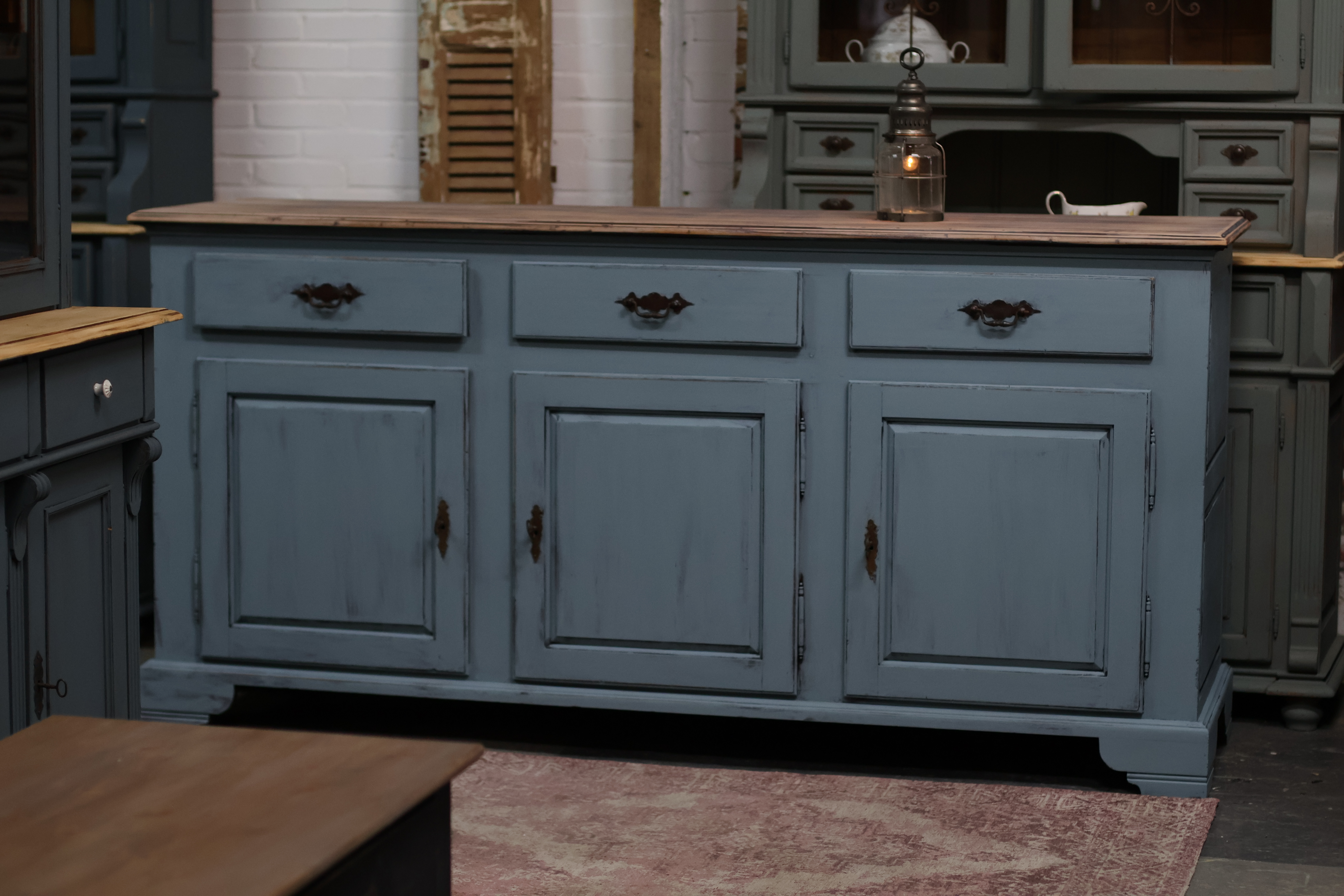 Dressoir eiken *zeezicht* vintage landelijk