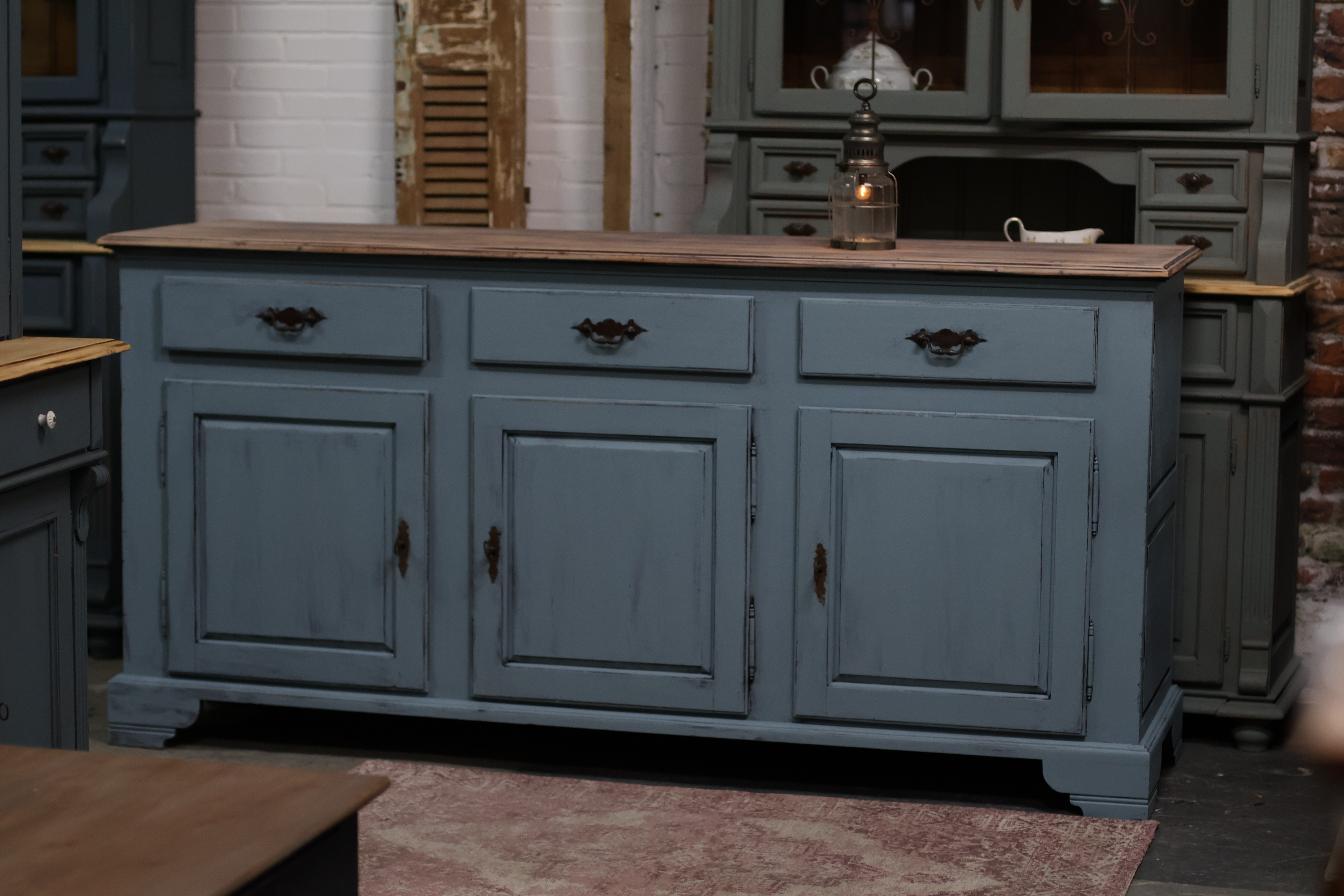 Dressoir eiken *zeezicht* vintage landelijk