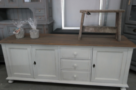 Dressoir / TV-kast landelijk wit