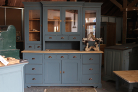 Buffetkast hout vintage XXL *waddenzee*