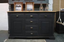 Dressoir vintage black industrieel black