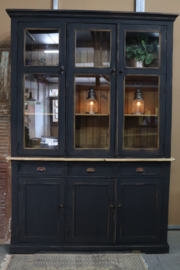 Buffetkast "Antje" botanisch industrieel black