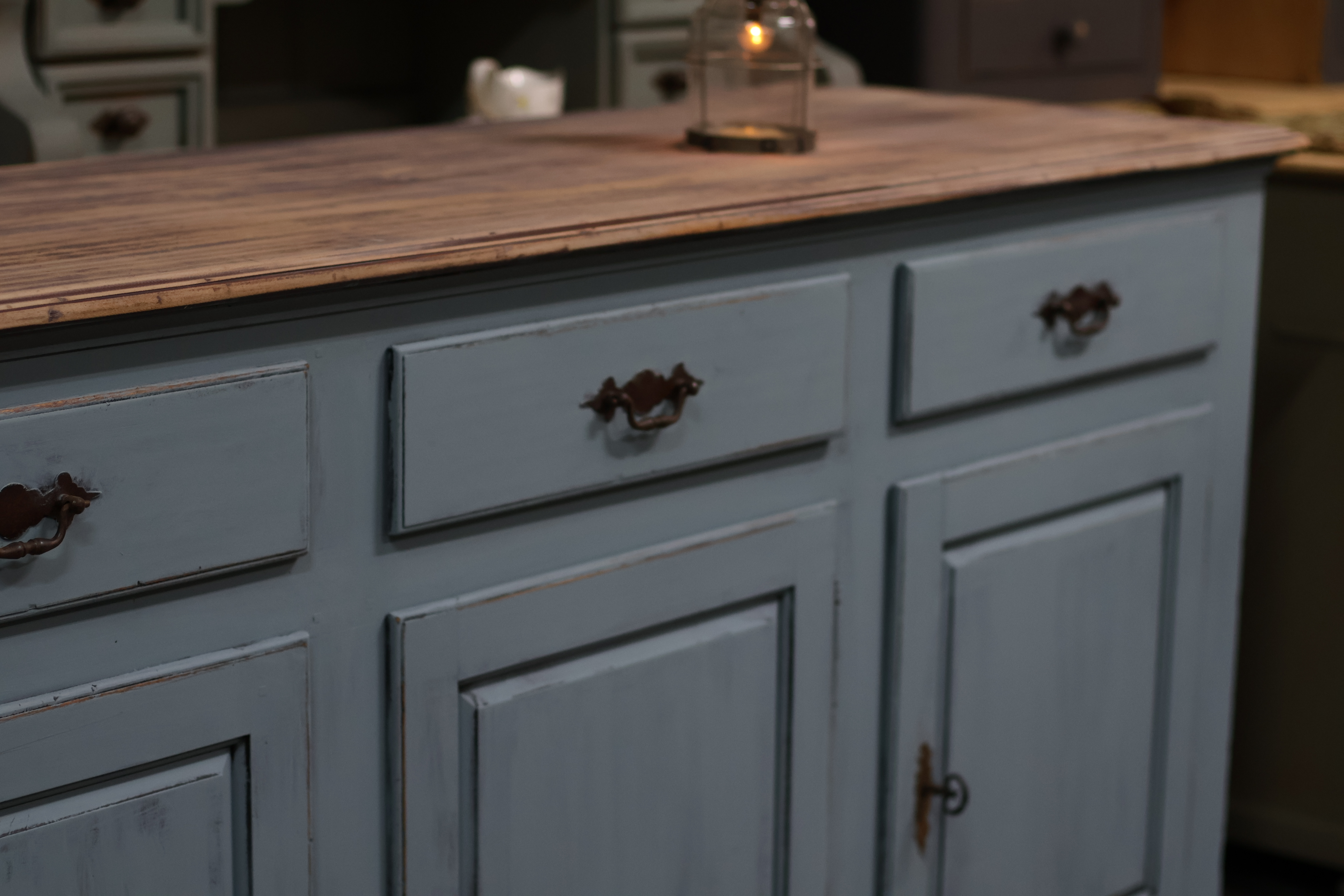 Dressoir eiken *zeezicht* vintage landelijk