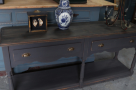 Sidetable landelijk vintage black