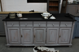 Dressoir grijs vintage, landelijk en industrieel