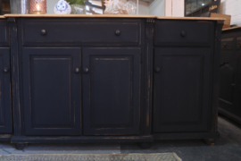 Dressoir zwart vintage industrieel black