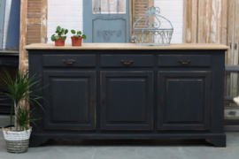 Dressoir kast black vintage brocante  Antje