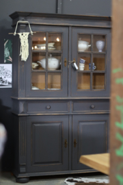 Buffetkast / vitrinekast vintage industrieel
