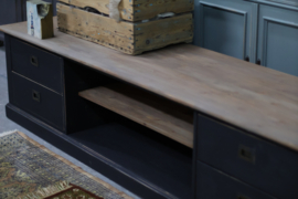TV kast stoer industrieel hoffz style XXL black
