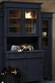 Buffetkast vintage winter Cottage