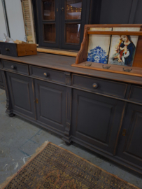 Dressoir hout vintage zwart