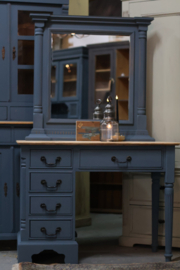 Kaptafel / bureau vintage met spiegel *Ameland*