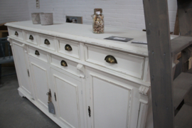 Dressoir/ keukenkast old white brocante