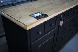 Apothekerskast / dressoir industrieel black