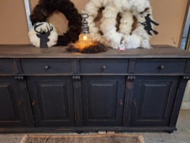 Dressoir Xl vintage old wood black