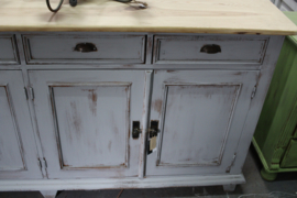 Dressoir kast grijs brocante  Antje