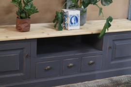 Tv kast vintage zwart
