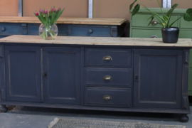Tv kast black vintage industrieel