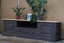 Tv kast vintage zwart