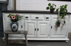 Dressoir wit brocante