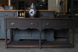 Sidetable landelijk vintage black