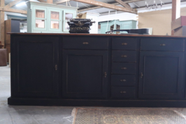 Dressoir 3 meter industrieel black