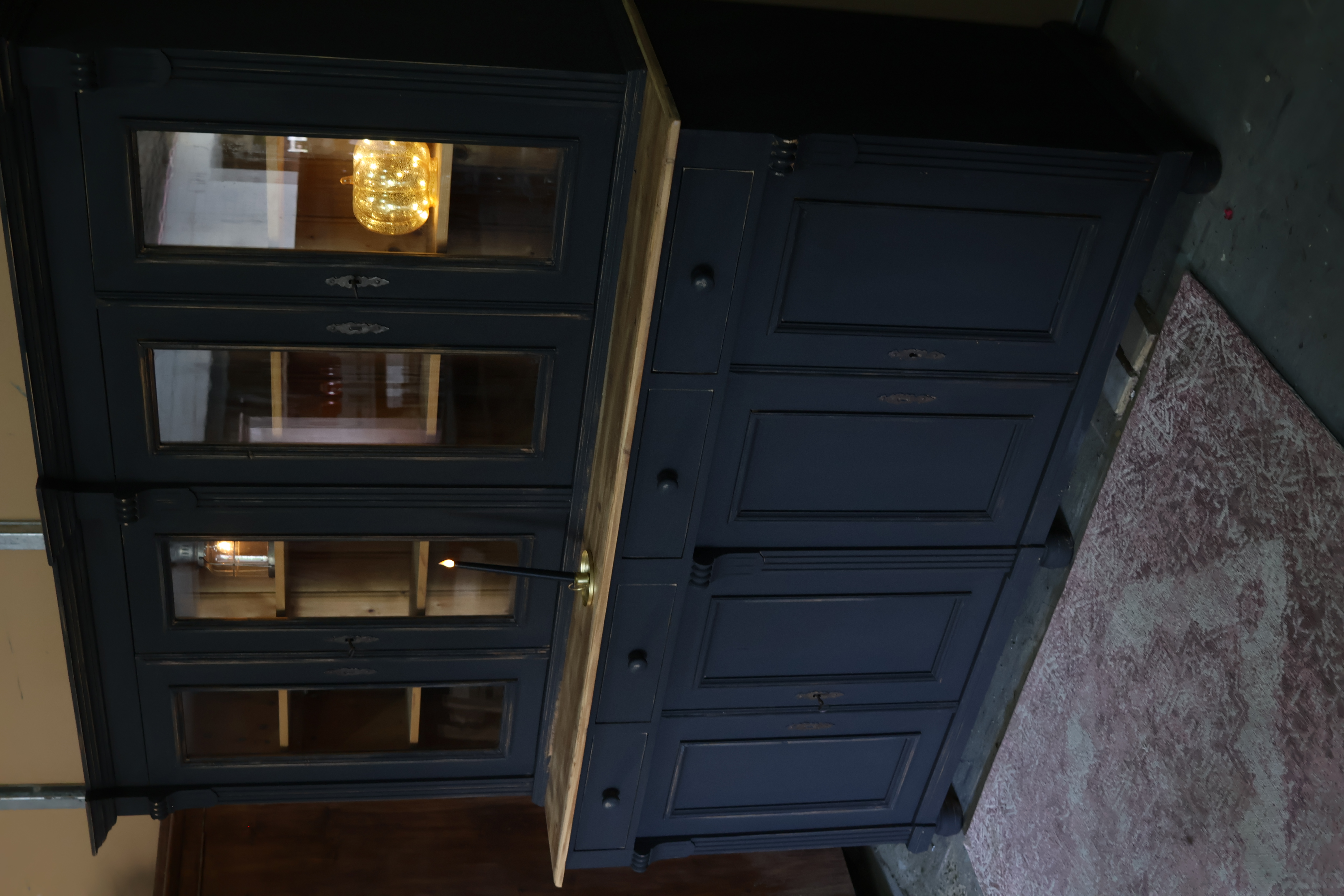 Buffetkast  *boshuis* vintage black