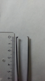 Chirurgisch pincet getand 14cm