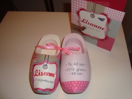 Geboorteklompjes voor Lisanne