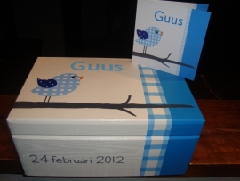 geboortekistje voor Guus