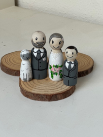 Houten poppetjes