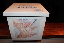 Geboortekist voor Dex