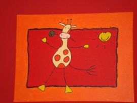 Girafje 30x40