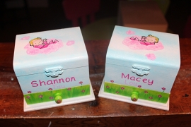 Sieradendoosjes Shannon en Macey