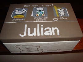 Geboortekistje voor Julian