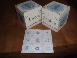 Geboortedoosjes voor Sophie en Thom