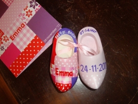 Geboorteklompjes voor Emma