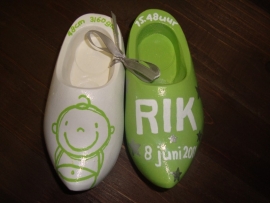 geboorteklompjes voor Rik