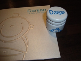 Tandendoosje en haarlokdoosje voor Darijan
