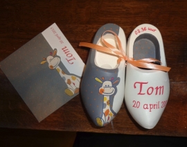 geboorteklompjes voor Tom
