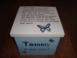 Herinneringskistje voor Tommy