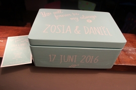 Trouwkistje Zosia en Daniel