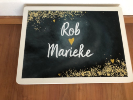 Trouwkistje / huwelijkskistje Rob en Marieke