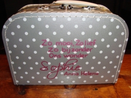 Geboorte koffertje voor Sophie
